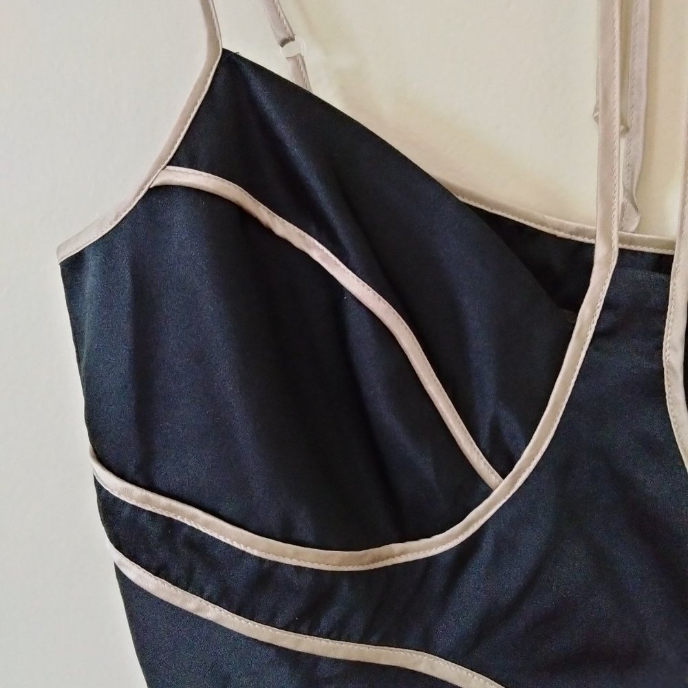 Fray black silk camisole/halter top WORN ONCE - Picture 5 of 14